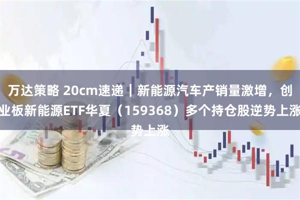 万达策略 20cm速递｜新能源汽车产销量激增，创业板新能源ETF华夏（159368）多个持仓股逆势上涨